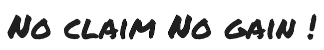 No claim No gain - Zorrooo slogan